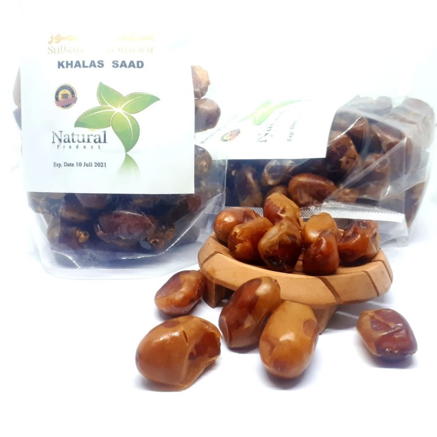 

Kurma Khalas Saad Kholas Premium 500 gram