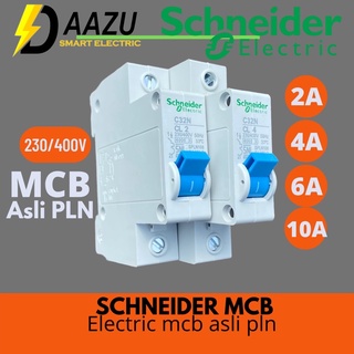 MCB LISTRIK SCHNEIDER 450w 900w 1300w 2200w MCB Schnaider 2a 4a 6a 10a Mcb listrik asli pln Mcb 2ampere mcb 4ampere mcb 6ampere