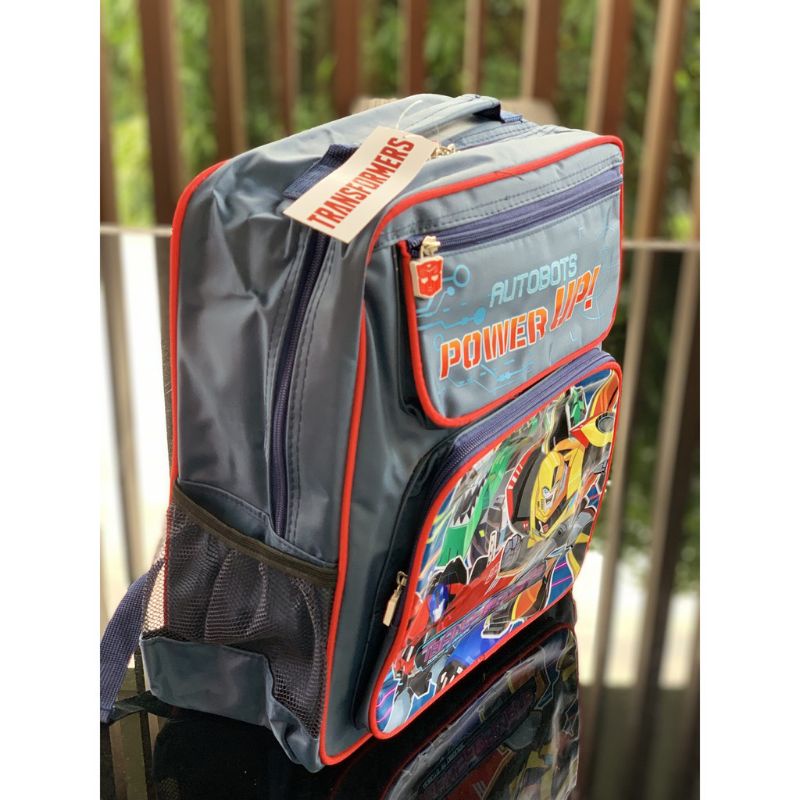 Tas ransel  anak karakter  transformer