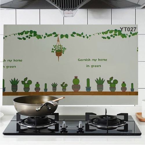 TERMURAH!!!NEW MOTIF CUTE WALLSTIKER DAPUR MURAH ANTI AIR / MINYAK 60 CM X 1Meter