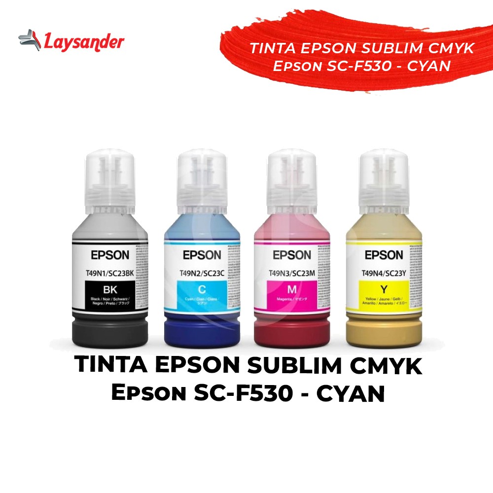 TINTA SUBLIM CMYK EPSON SC-F530