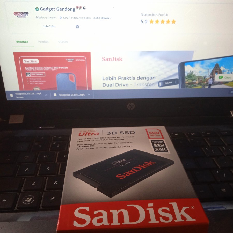 SanDisk SSD Ultra 3D 2TB - 1TB - 500GB - 250GB SATA III 2.5&quot; Internal