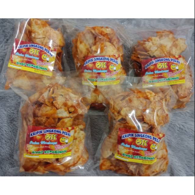 

READY keripik singkong pedas 250gr cemilan saat #dirumahaja