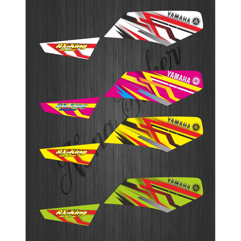 STIKER STRIPING DECAL RX KING