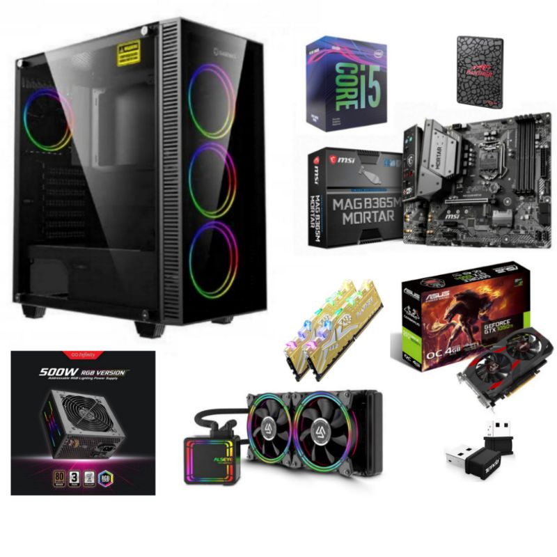 PC GAMING EDITING I5 9400F | 1050TI | 16GB | 240GB | EDITING GAMING