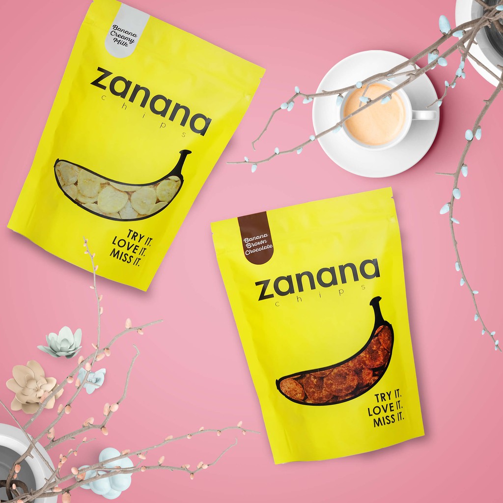 KERIPIK PISANG ZANANA CHIPS - PISANG AROMA - KERIPIK PISANG LAMPUNG BANDUNG KERIPIK PISANG COKELAT