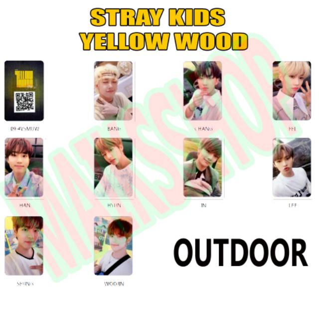 Stray Kids Cle 2 Yellow Wood Photocard Kpop