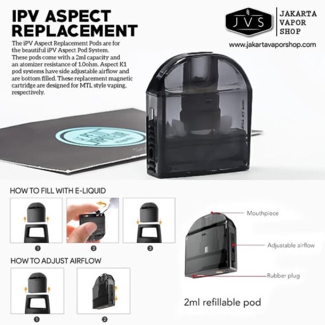 Cartridge ipv aspect - harga 1 pcs - cartridge aspect