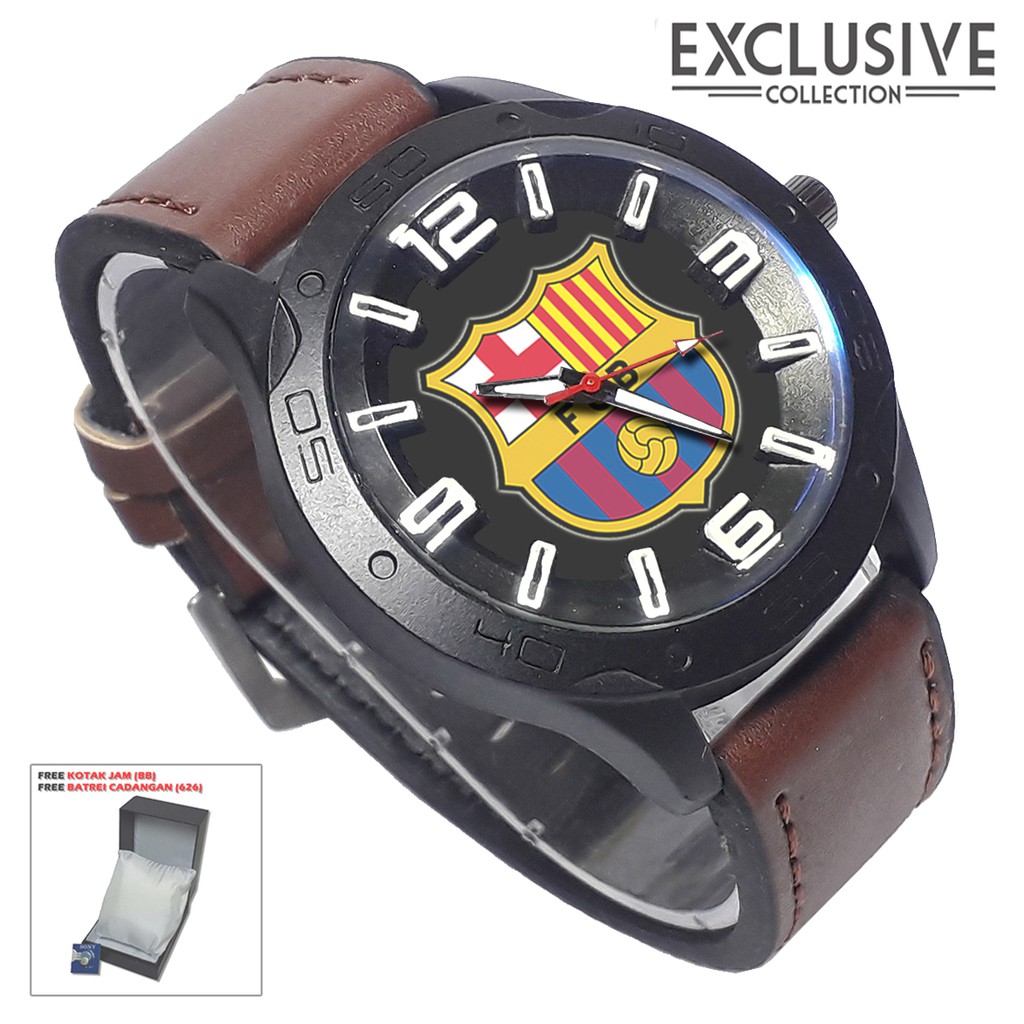 Jam tangan BARCELONA Kalep Coklat (Exclusive)