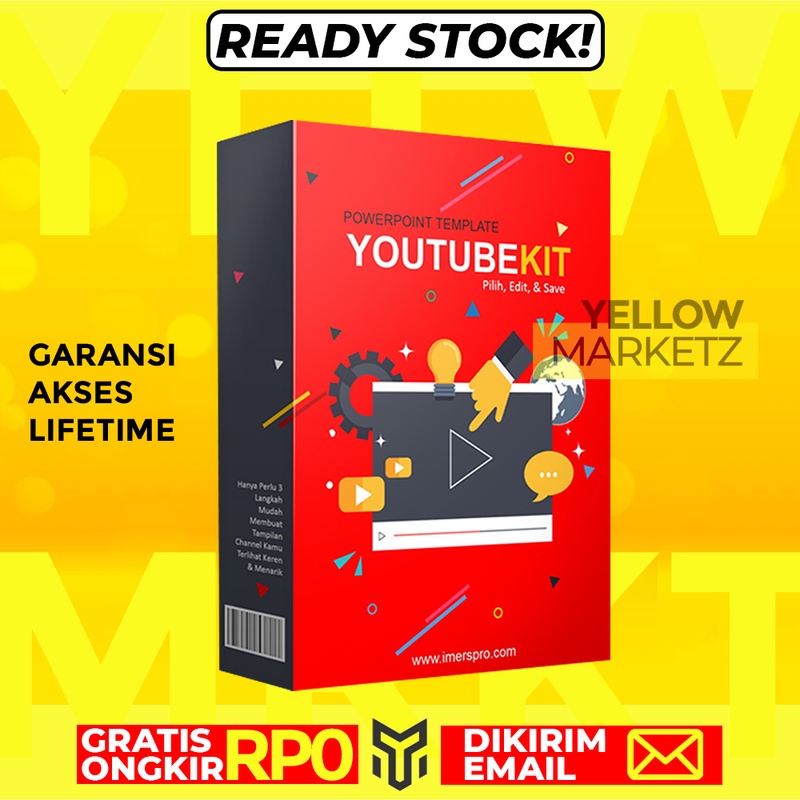 YOUTUBE KIT - Desain Powerpoint Template