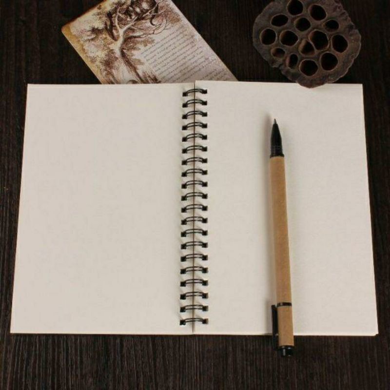 BUKU SKETSA SKETCHBOOK SKETCHBOOK A5 BROWN SKETCH BOOK / BUKU GAMBAR / BUKU SKETSA MURAH Sketbook a5-2