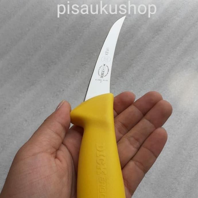 Peso - Boning Knife / Pisau Pemisah Tulang Dan Daging F. Dick Gagang Kuning