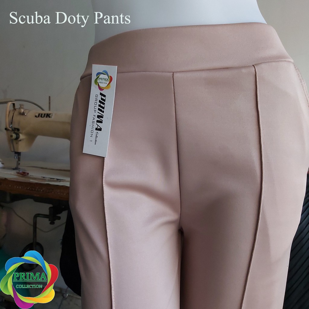 CELANA CROPPED / DOTY PANTS SCUBA PREMIUM