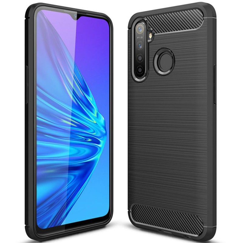 Case Realme 5i/5/C3 Fiber Carbon Ultimatte Premium Quality