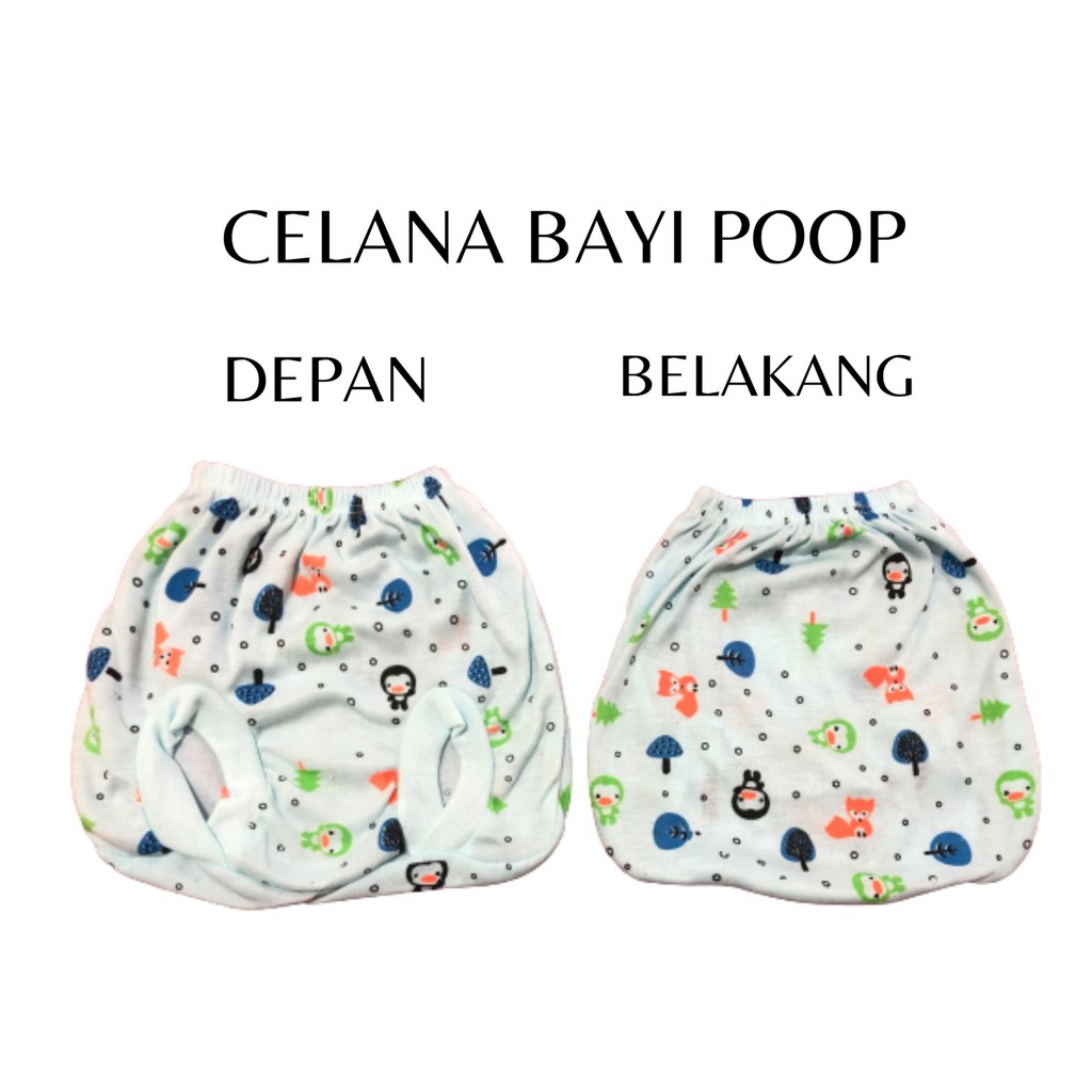 CELANA BAYI POOP MOTIF PORORO TERMURAH DAN TERLARIS