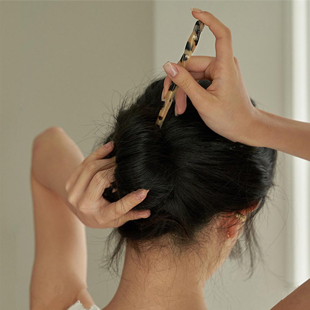NEEDWAY Stik Rambut Wanita Perempuan Asetat Vintage Korea Aksesoris Rambut