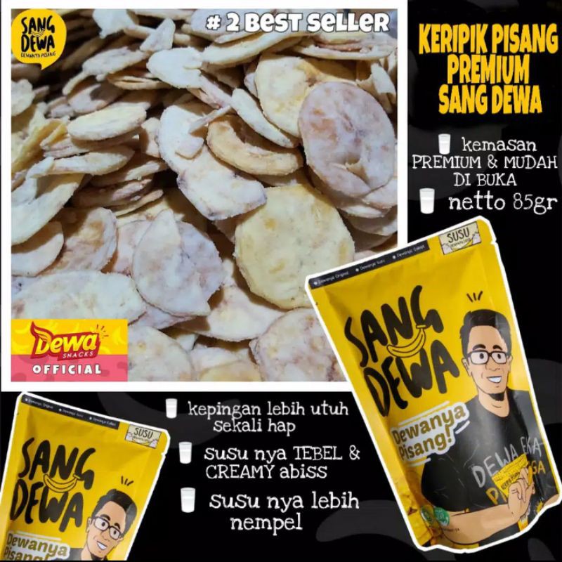 

Keripik Pisang SANG DEWA DEWANYA PISANG