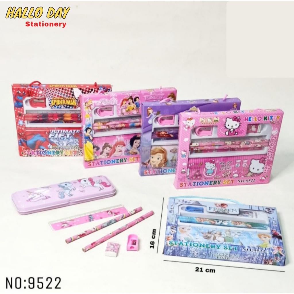 

Stationery Set / Fancy Set/Kado Anak / Paket Alat Tulis Set / Alat Tulis Set