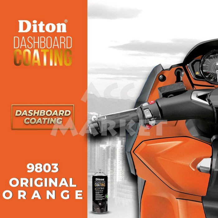 Diton Dashboard Coating Dasbor Oren Orange 9803