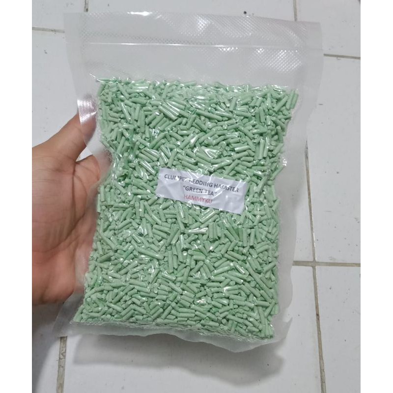 CLUMPET BEDDING ALAS KANDANG HAMSTER-GREEN TEA
