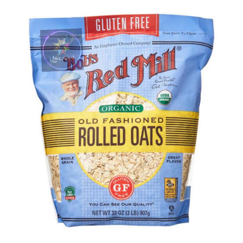 

Red Mill/Gluten Free Old Fashioned Rolled Oats Organic 907g/Import