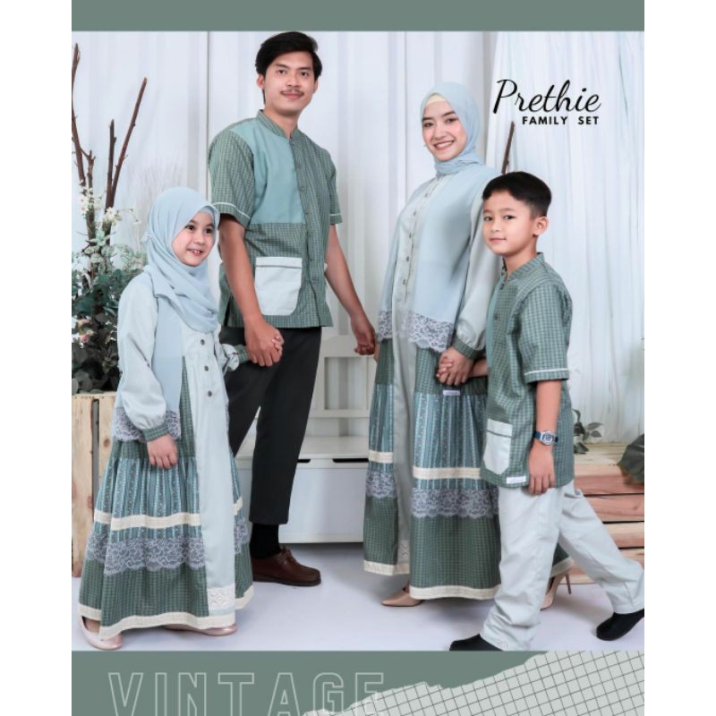 Prethie Family Set by Alilac Gamis Couple Keluarga