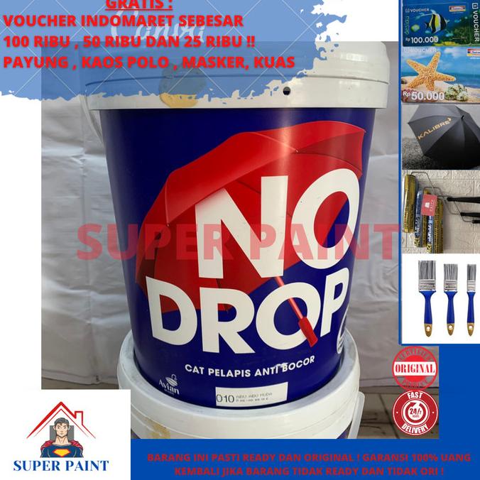 CAT PELAPIS BOCOR NODROP / NO DROP CAT TEMBOK SEMUA WARNA UKURAN 20KG Termurah