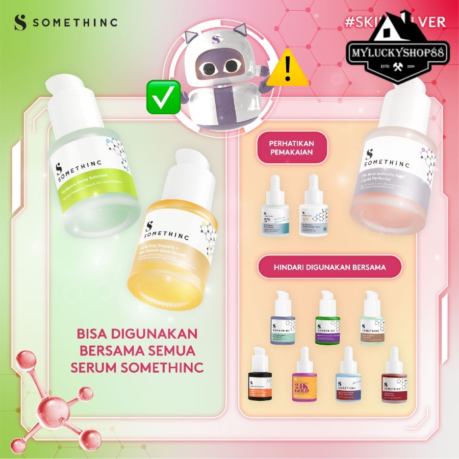 Somethinc 2% BHA Salicylic Acid Liquid Perfector Face Serum Wajah 20ml