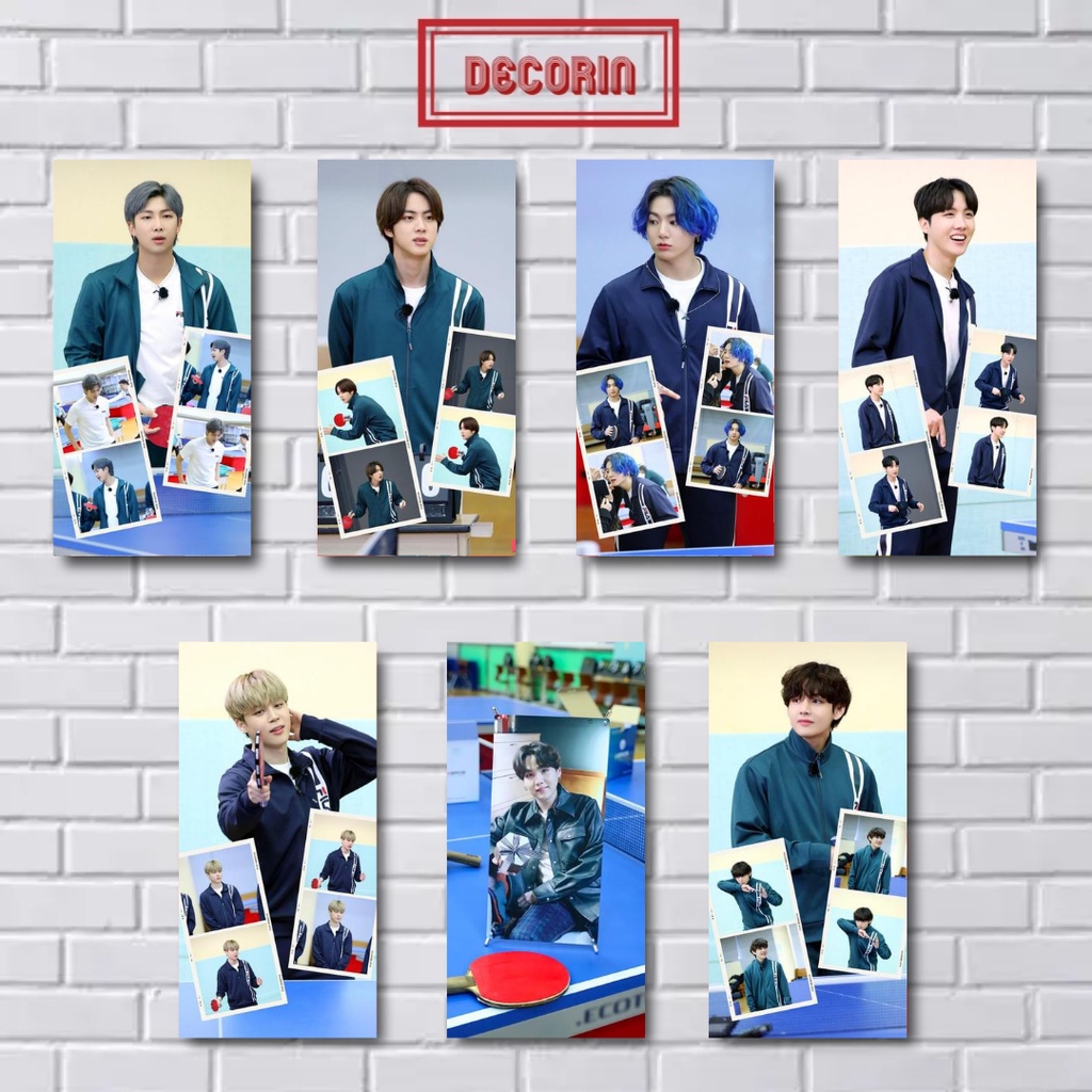 [COD] Poster Kayu BTS x Fil4 /Hiasan dinding/Pajangan dinding/Walldecor/Army/Bangtanboys/homedecor/j
