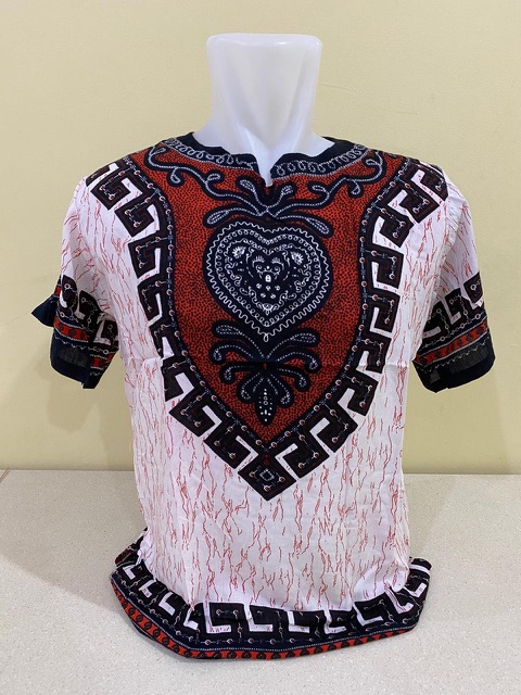 BAJU BATIK UJE DASAR PUTIH (REAL PICT) all sz