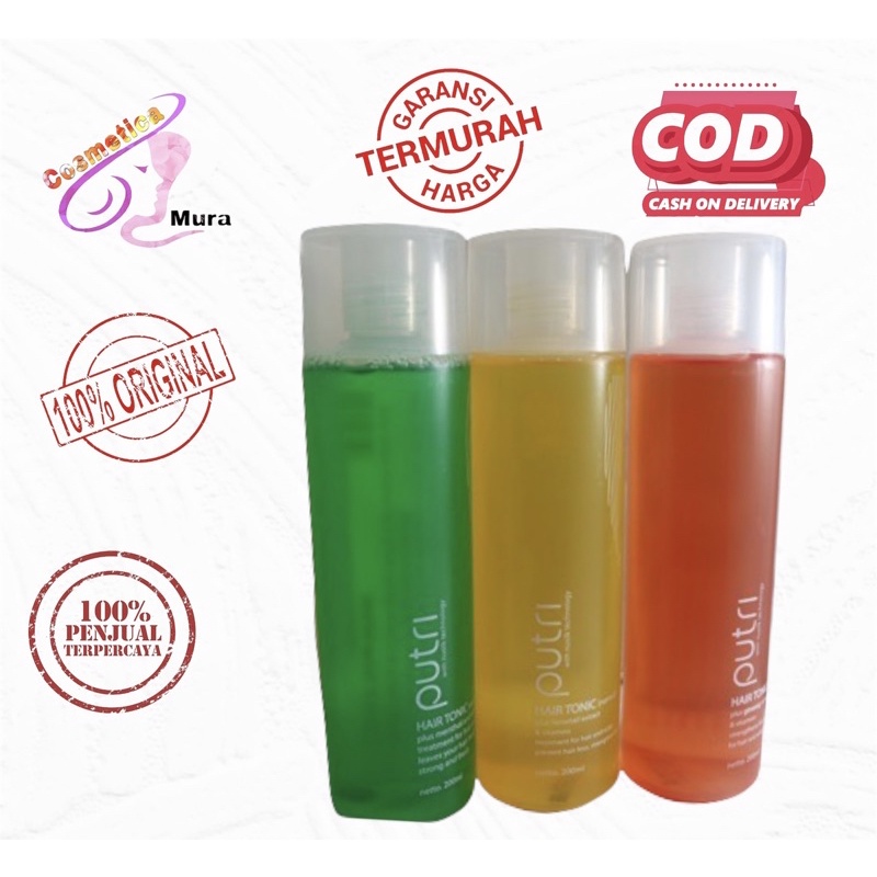 LENGKAP VARIANT // Hair tonic putri original / ada 3 variant / hair tonic best seller putri