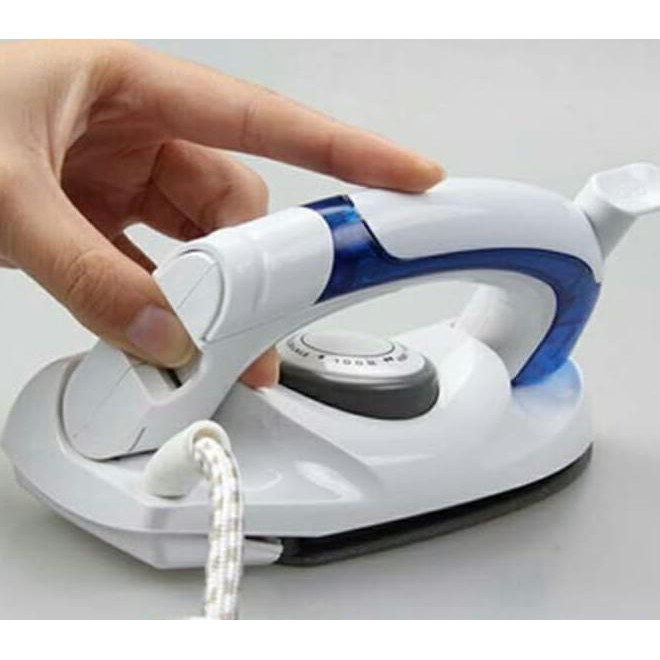 Setrika Uap Lipat Mini Portable Praktis Steam Iron Travel Steamer