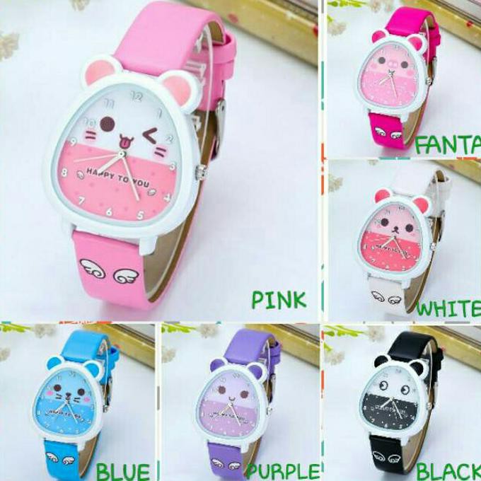 Diskon Jam Tangan Anak Perempuan Anti Air - Fuchsia Terbaru