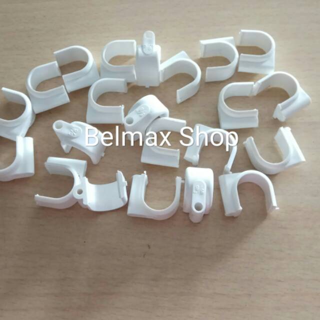 Klem PVC 5/8 Inci - Klem Pipa PVC Listrik 5/8 Inch