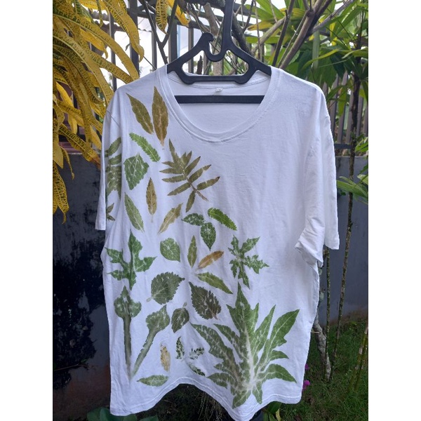Kaos katun Big Size Ecoprint