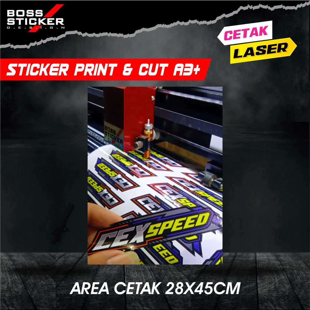 

Stiker Label Potong Bentuk Desain Custom