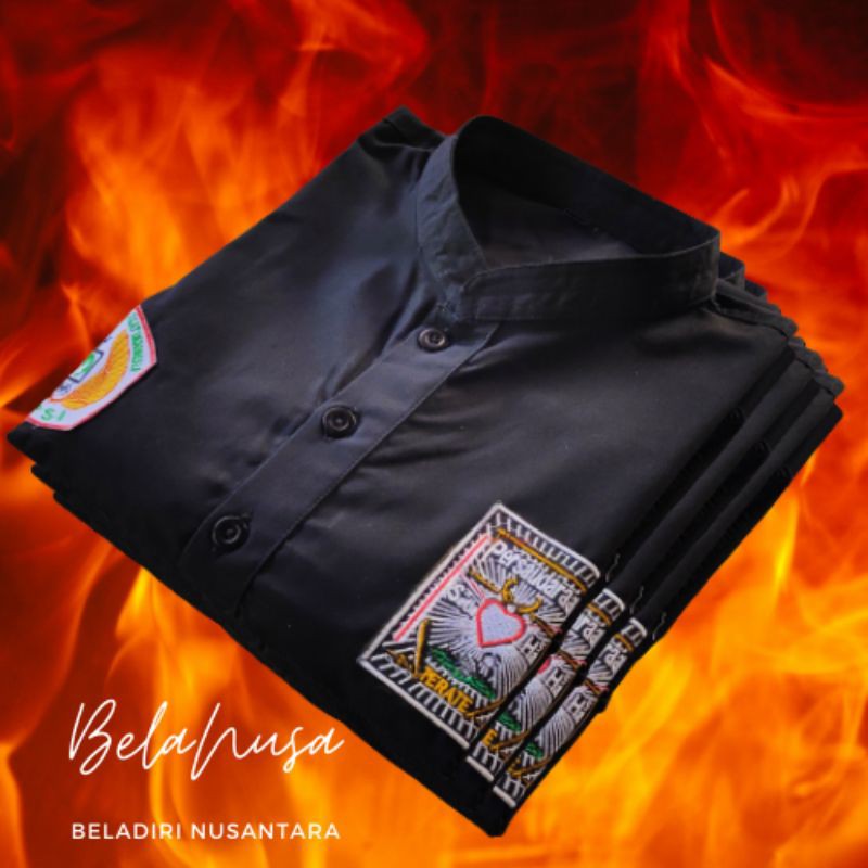 Sakral Siswa PSHT - Seragam Pencak Silat PSHT - Baju Celana PSHT Kancing