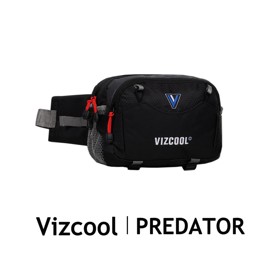 VIZCOOL - Tas Slempang Pria Vizcool Predator/Tas Bahu/Tas WaistBag/Tas Pinggang Pria/Tas Adventure