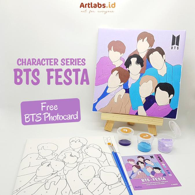 

SALE BTS FESTA - Paint By Number 11 Color [Character Series]|Painting Kit/CAT AKRILIK SET/CAT AKRILIK SET 24 WARNA/CAT AKRILIK PASTEL/CAT AIR/CAT AIR LUKIS SET/CAT AIR GIOTTO/KUAS LUKIS 1 SET/KUAS LUKIS KECIL/KUAS LUKIS LENGKAP/KANVAS LUKIS/KANVAS LUKIS