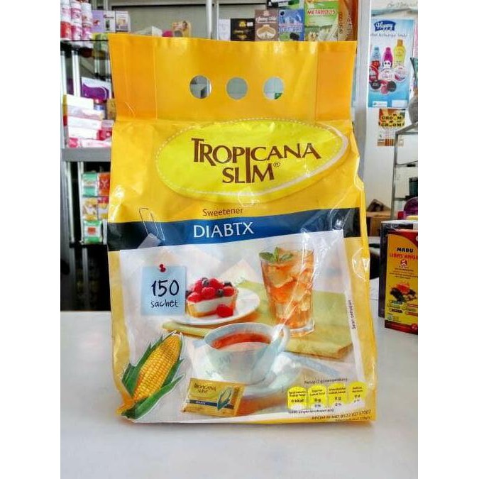 

GULA SWEETENER TROPICANA SLIM DIABETIC DIABTX ISI 150