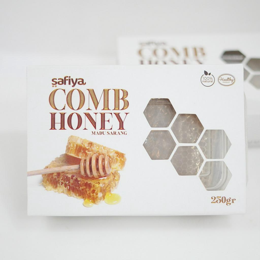 Madu Sarang Asli 500 gr Raw Honey Comb Authentic Safiya Food