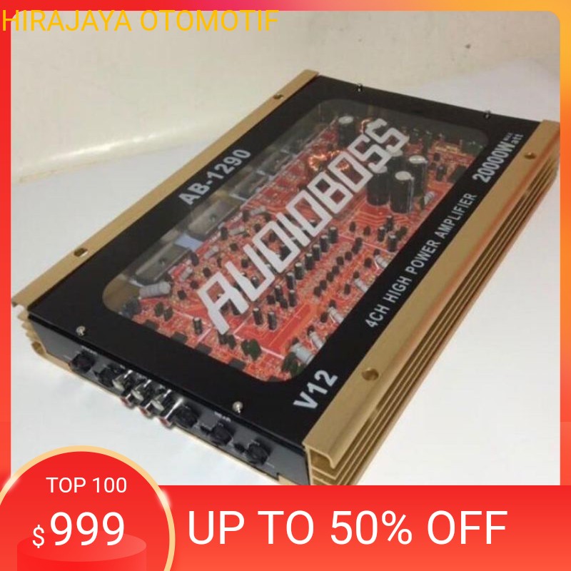 power mobil AUDIOBOSE V12 AB-1290 4 chanel model baru