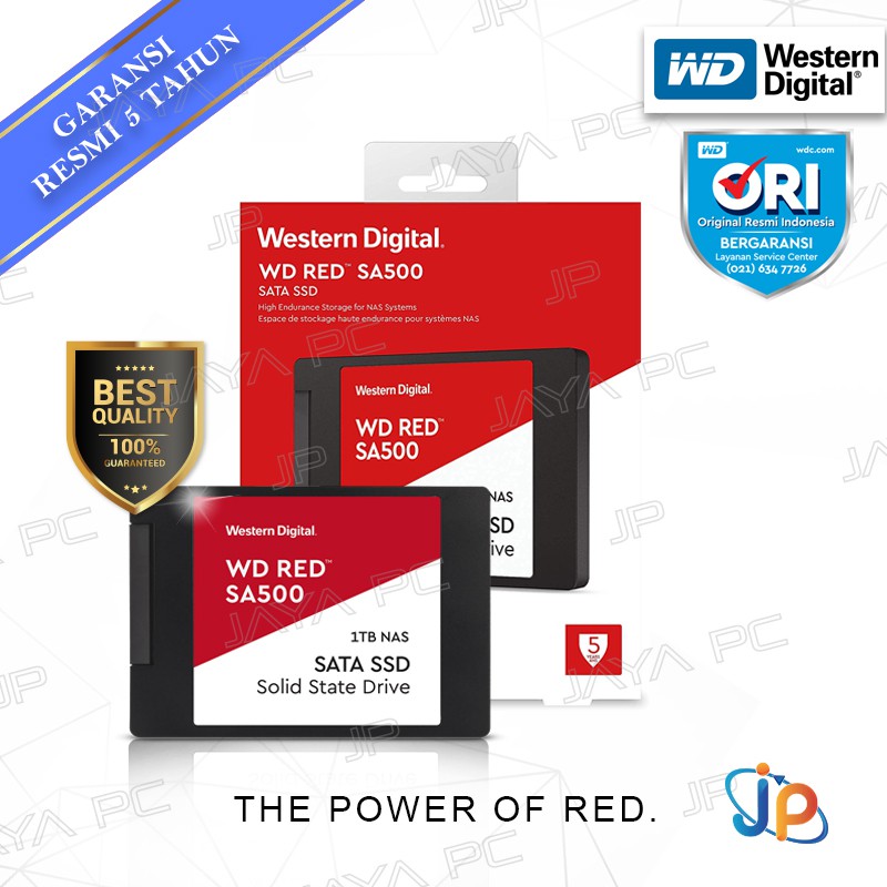 wd red sa500 nas ssd 1tb sata 3   wdc red nas 1 tb 2 5 