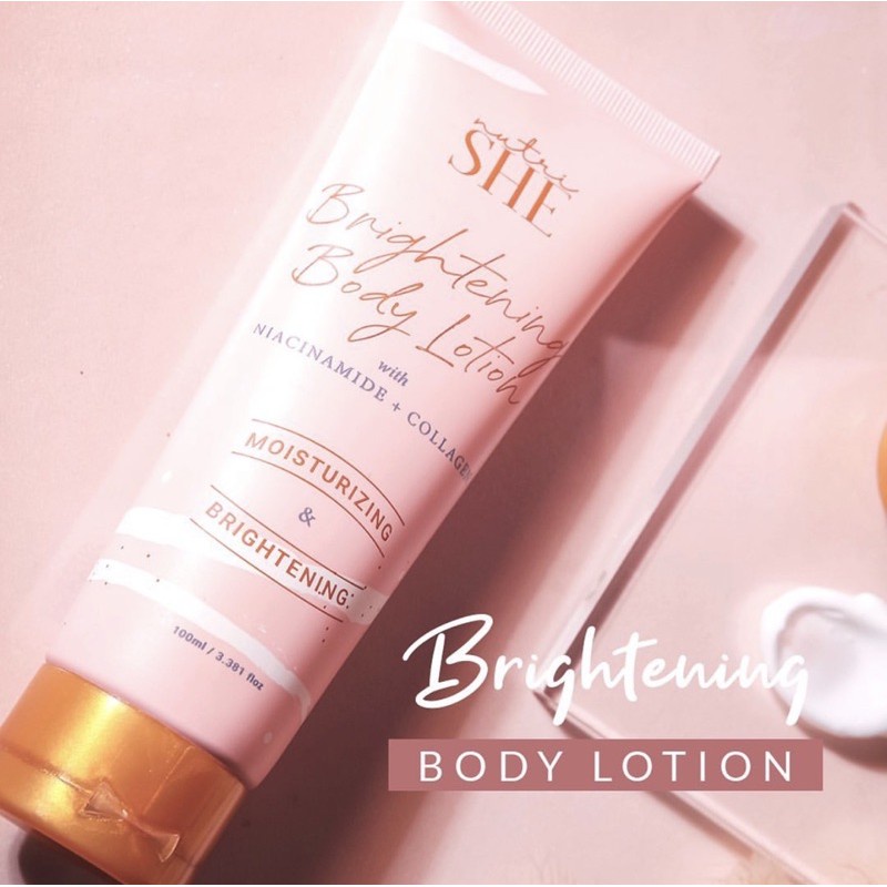 NUTRISHE Body Lotion Brightening &amp; Moisturizing 100ml