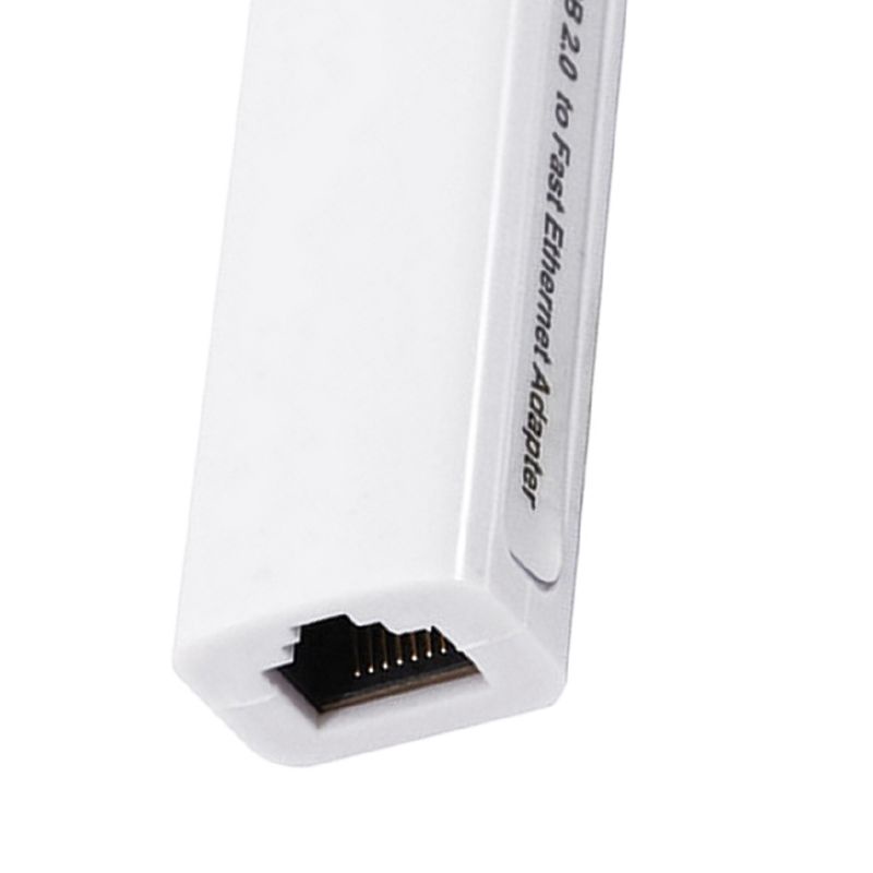 USB TO LAN USB 2.0 HIGH SPEED Ethernet Adapter Putih 100MBS