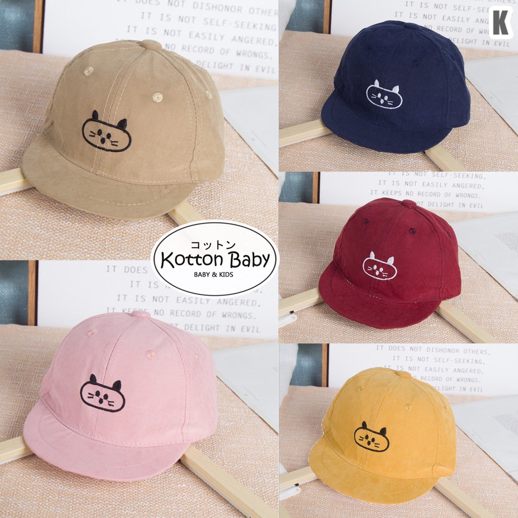 6-24 bln |TOPI BASEBALL ANAK / TOPI BAYI KARAKTER LUCU LAKI-LAKI PEREMPUAN vol.K UNISEX  CATALOG