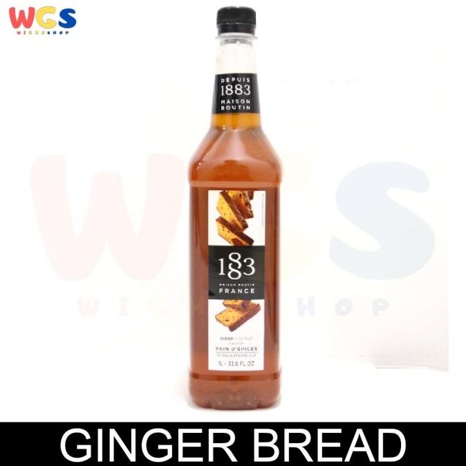 

Syrup 1883 Maison Routin France Gingerbread Flavored 33.8 fl oz 1ltr