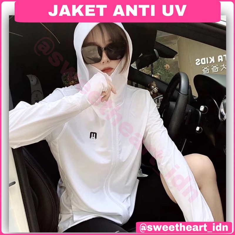 Jaket Wanita anti UV Jaket Anti Matahari Parasut Waterproof Sun Jaket Anti UV