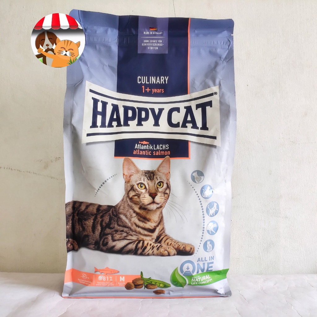 Happy Cat Atlantik Salmon Indoor Formula - Makanan Kucing Premium