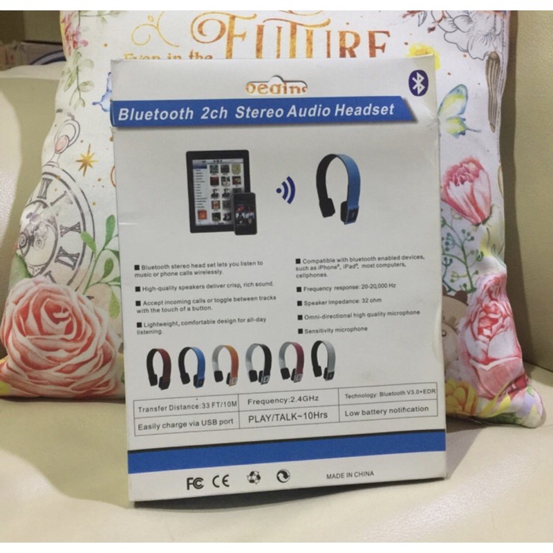 Bluetooth 2CH Stereo Audio Headset/Headphone